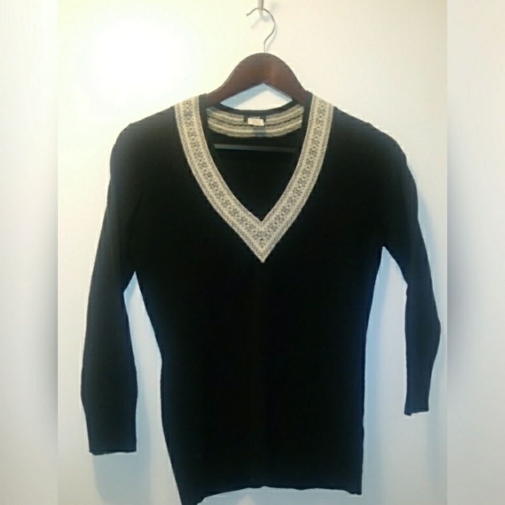 J. Crew 100% lamb wool sweater